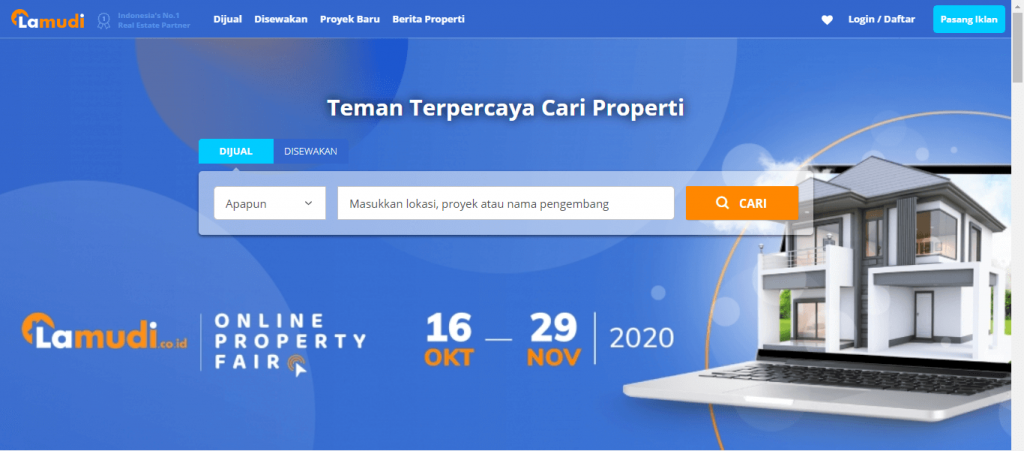 rekomendasi situs online jual beli rumah
