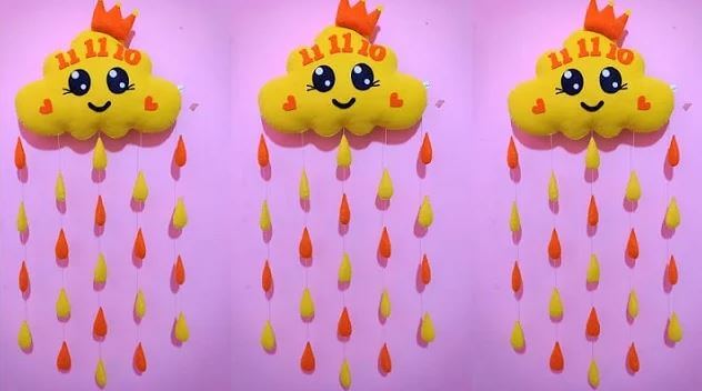 Kain Flanel Bentuk Bulan