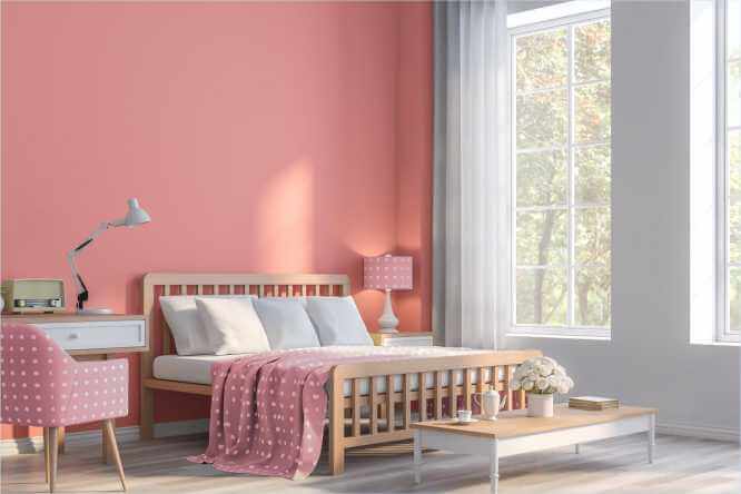 Warna Cat Kamar Tidur Pink