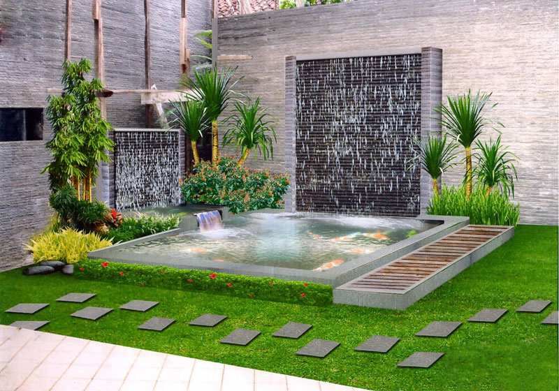 Simulasi Biaya Pembuatan Taman dan Kolam Ikan