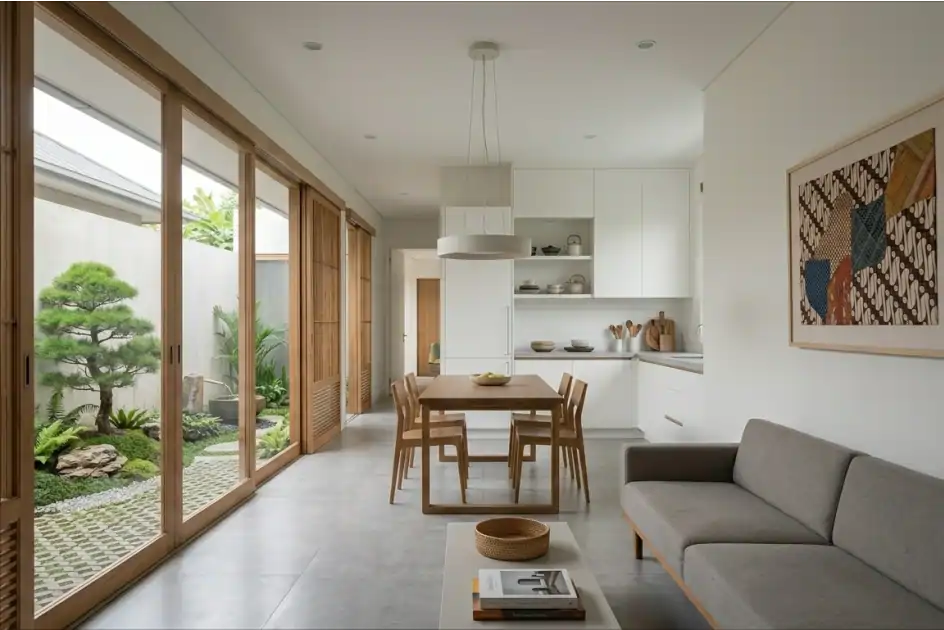 Desain Japandi Gaya Interior Simpel yang Bikin Rumah Adem, Rapi, dan Estetik
