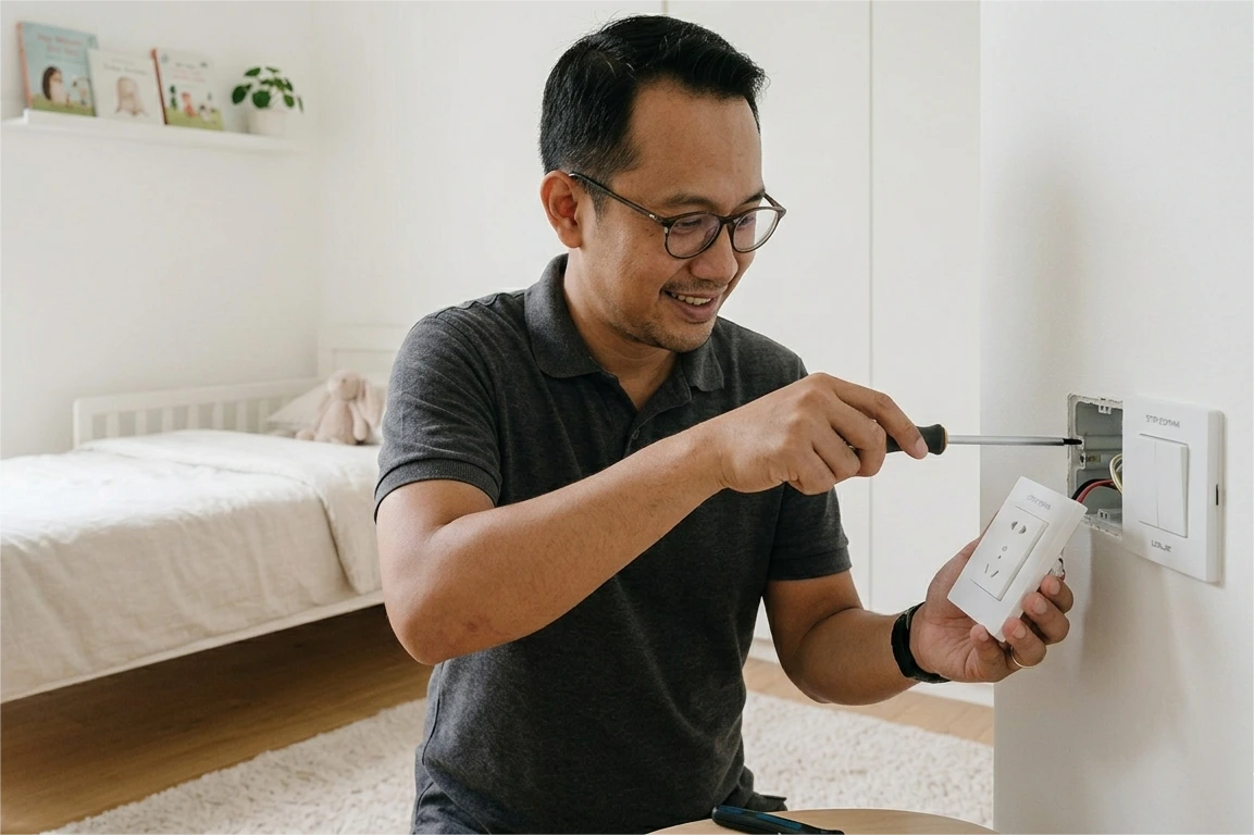 Jangan Asal Pasang, Ini Cara Memasang Saklar Lampu dan Stop Kontak 2 Kabel