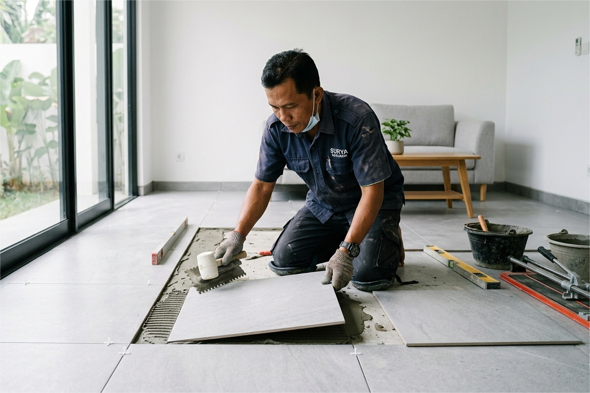 Cara Menghitung Kebutuhan Keramik 60×60, Rumus Lengkap dan Contoh Perhitungannya