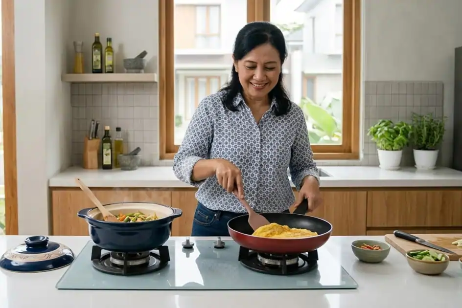 Perbedaan Panci Keramik dan Panci Teflon